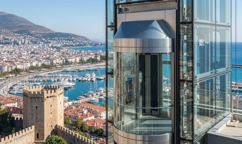 Alanya Panoramik Asansör Montajı